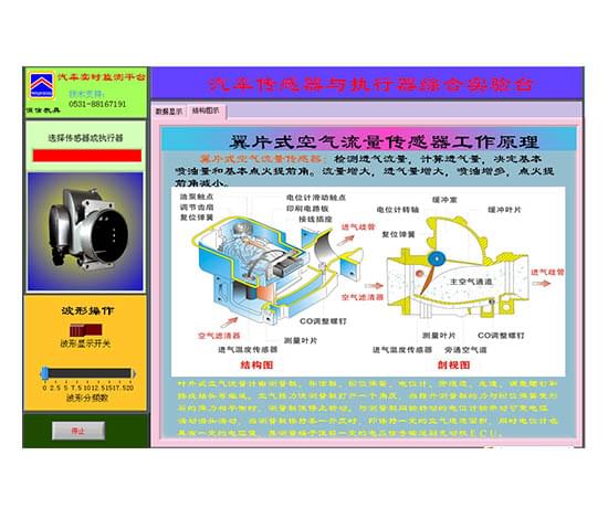 汽車傳感器執(zhí)行器多媒體綜合實(shí)驗(yàn)臺(tái)