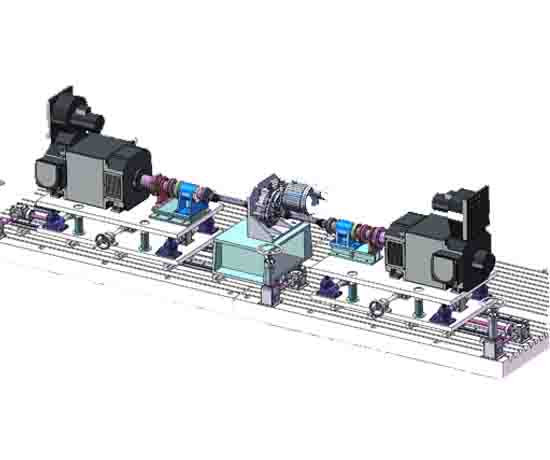 五軸電驅(qū)測(cè)試臺(tái)架